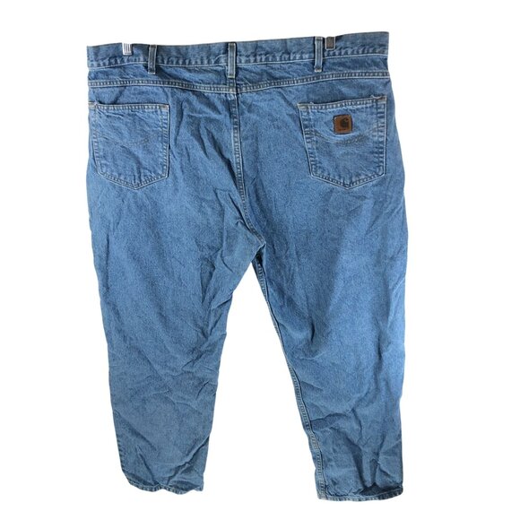 Carhartt Mens Traditional Fit Tapered Leg Jeans B18 48x30 Measures 46x30 - Picture 2 of 3